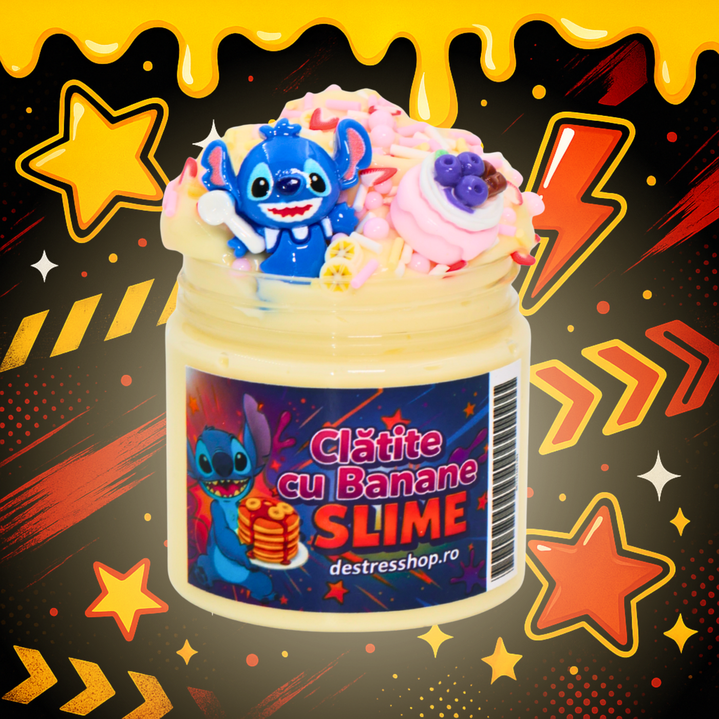 CLĂTITE CU BANANE STICH SLIME