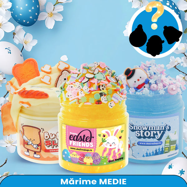 Friends Bundle-3 SLIMES MEDII+6 MYSTERY CHARMS
