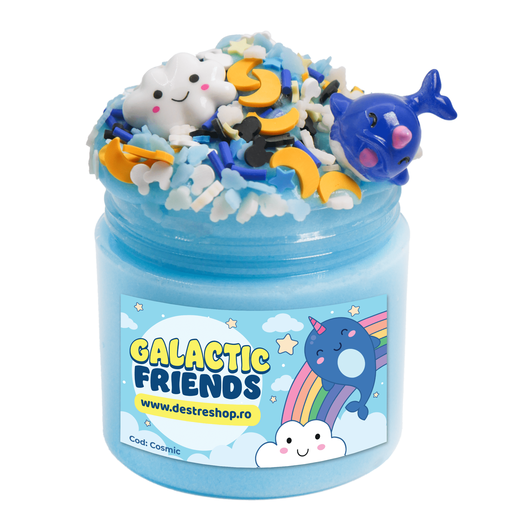 Galactic Friends (Fosforescent) jucarie anti stress